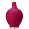 Color Plus Ovo 28 1/2" High French Burgundy Red Table Lamp