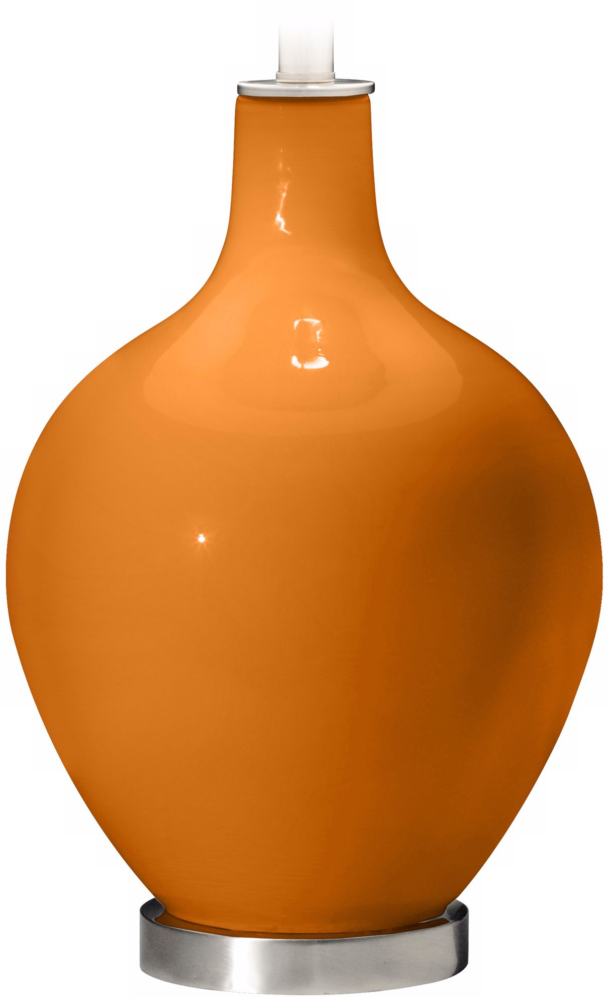 Color Plus Ovo 28 1/2" Cinnamon Spice Orange Table Lamp