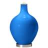 Color Plus Ovo 28 1/2&quot; Modern Glass Royal Blue Table Lamp