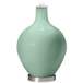 Color Plus Ovo 28 1/2&quot; Modern Glass Grayed Jade Green Table Lamp