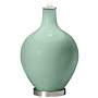 Color Plus Ovo 28 1/2&quot; Modern Glass Grayed Jade Green Table Lamp