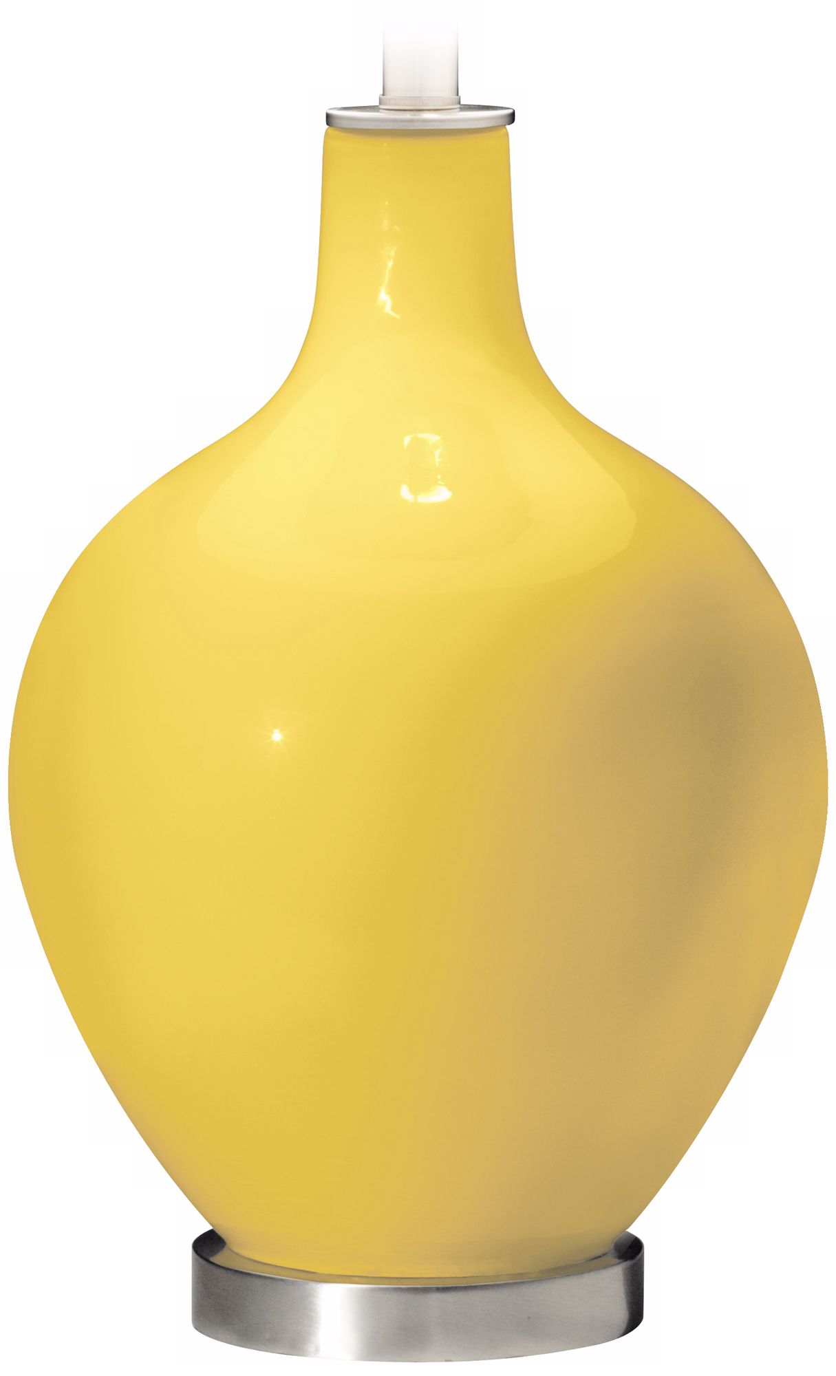 Color Plus Ovo 28 1/2" Lemon Zest Yellow Table Lamp