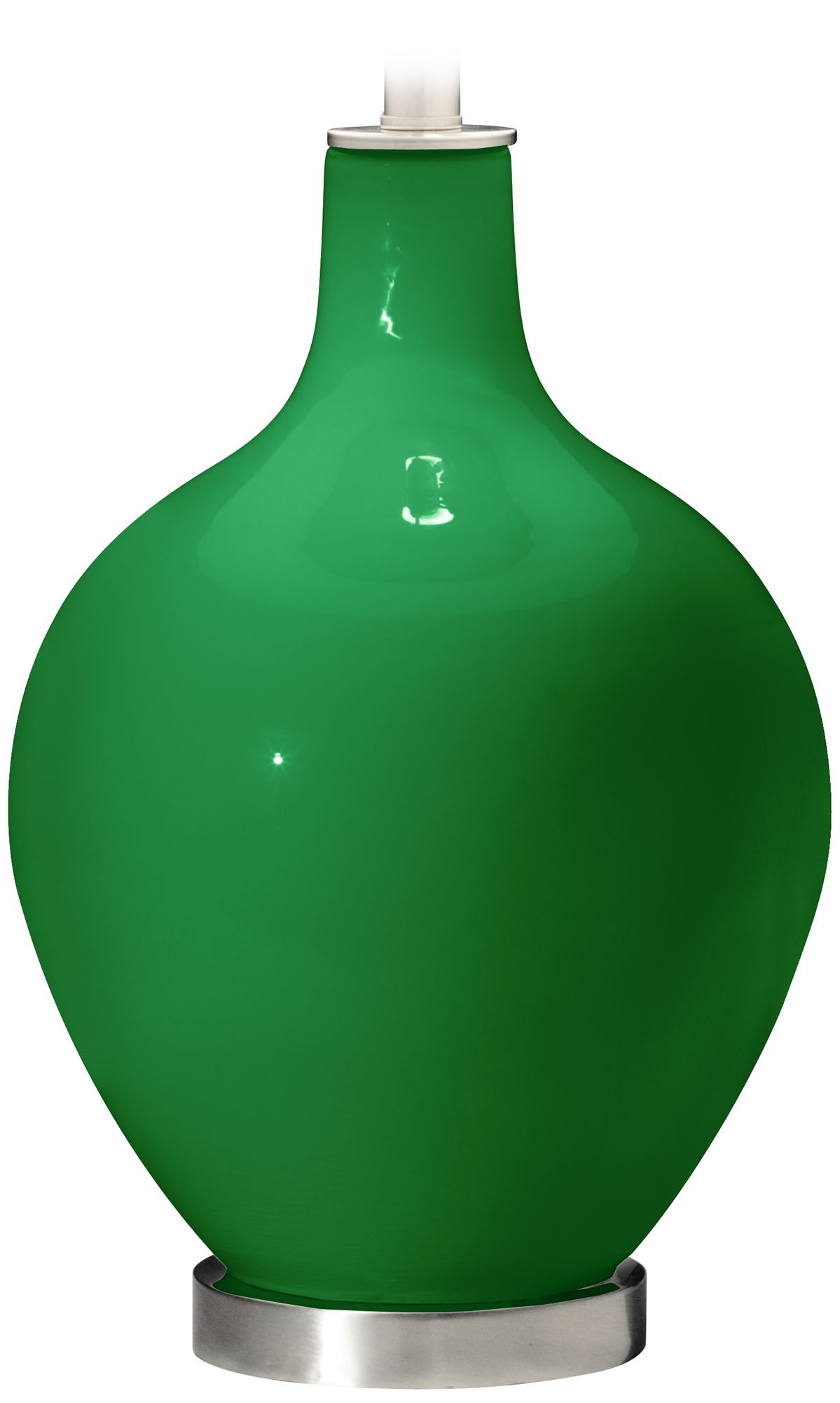 Color Plus Ovo 28 1/2" High Envy Green Glass Table Lamp