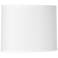 X3057 - OVAL SHADE-(9.5x15)(9.5x15)11"HT. IN WHITE SANDSTONE