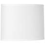 X3057 - OVAL SHADE-(9.5x15)(9.5x15)11"HT. IN WHITE SANDSTONE