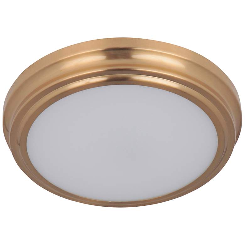 Image 1 X66 Series LED 9" Flush Mount in Satin Brass