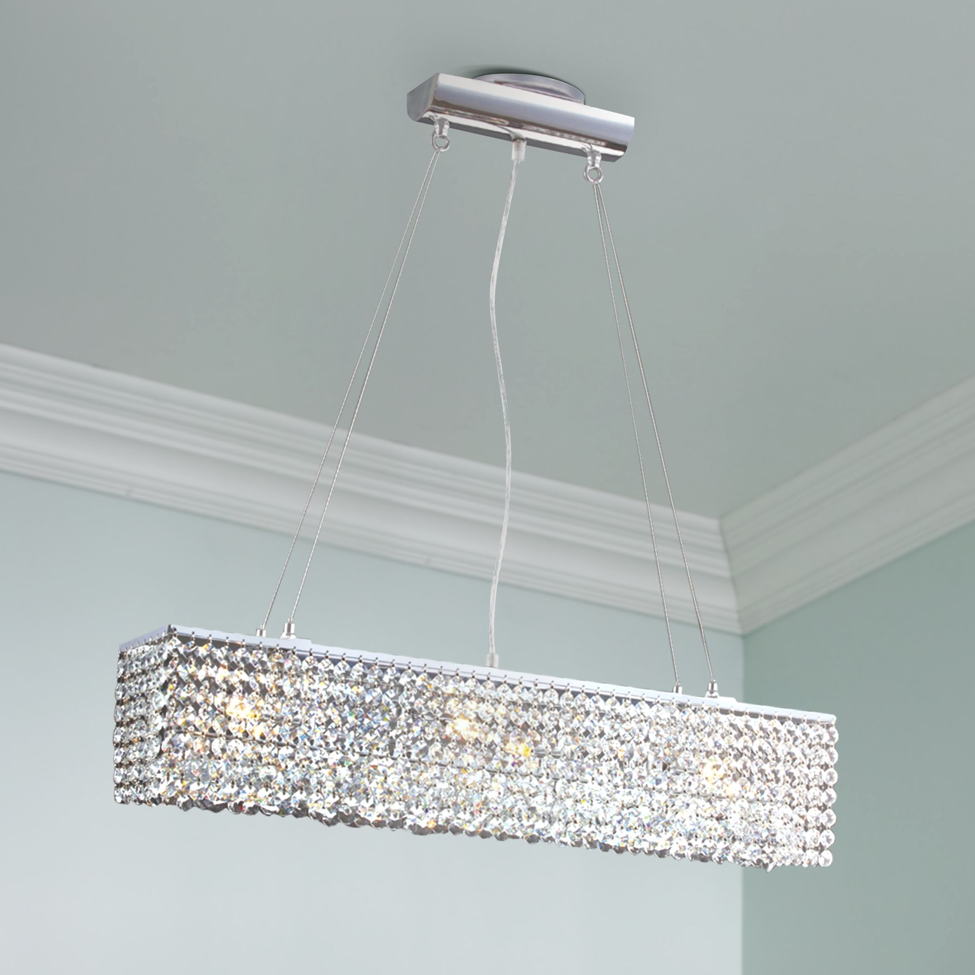 Crystal Pendant Lighting Luxurious Glass Looks Page 4 Lamps Plus