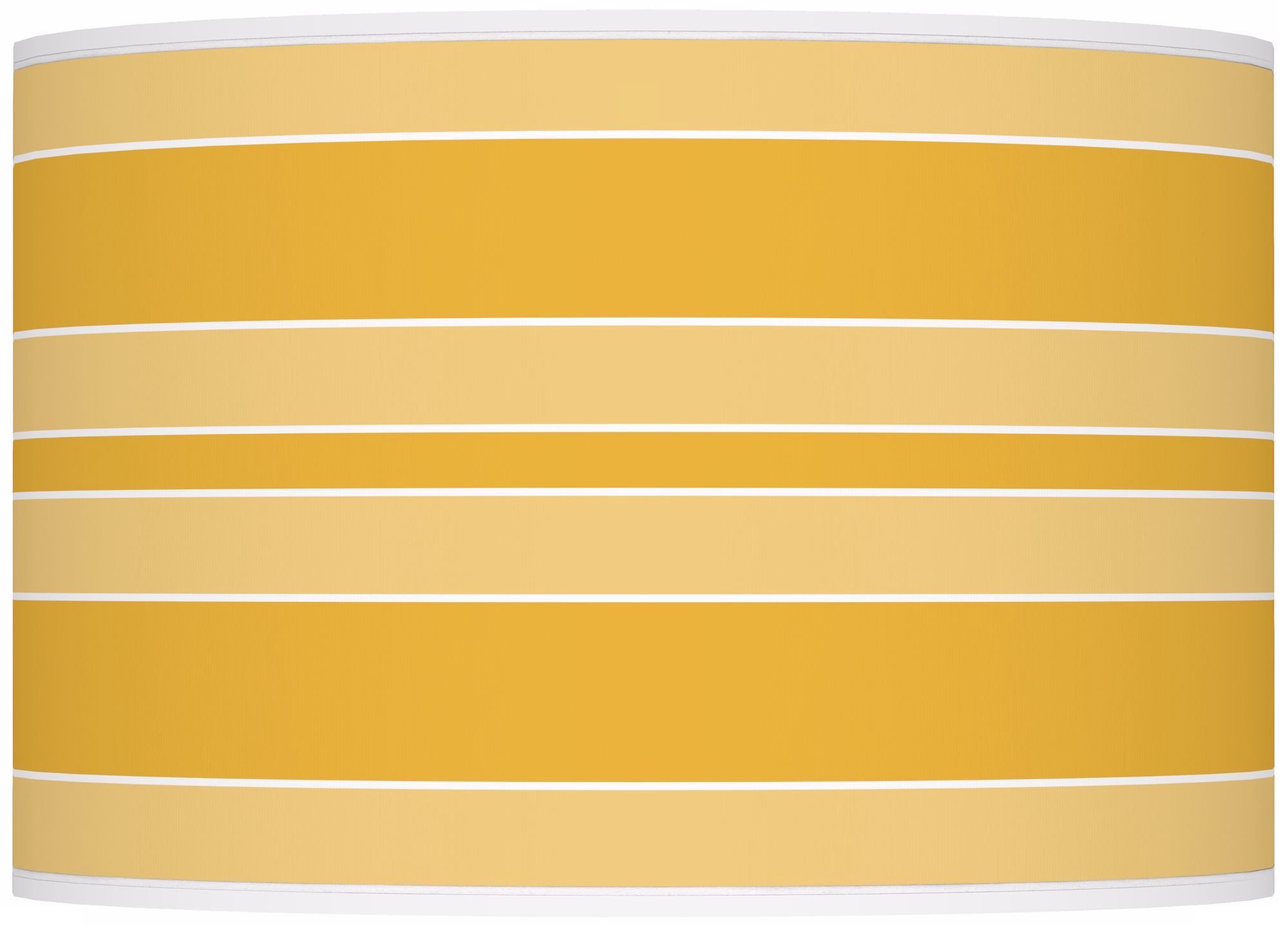 Color Plus Ovo 28 1/2" Bold Stripe Shade Goldenrod Yellow Table Lamp