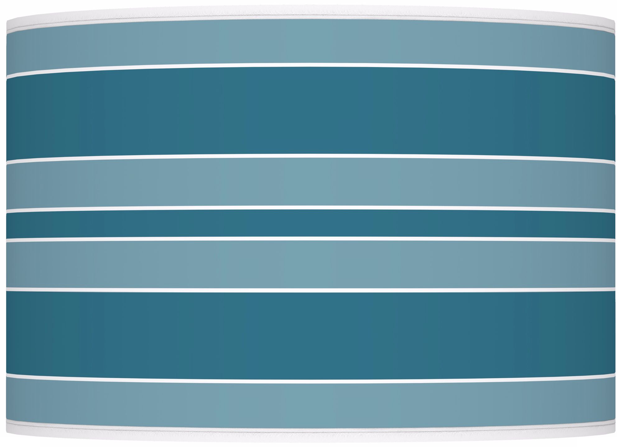 Color Plus Ovo 28 1/2" Bold Stripe Shade Great Falls Blue Table Lamp