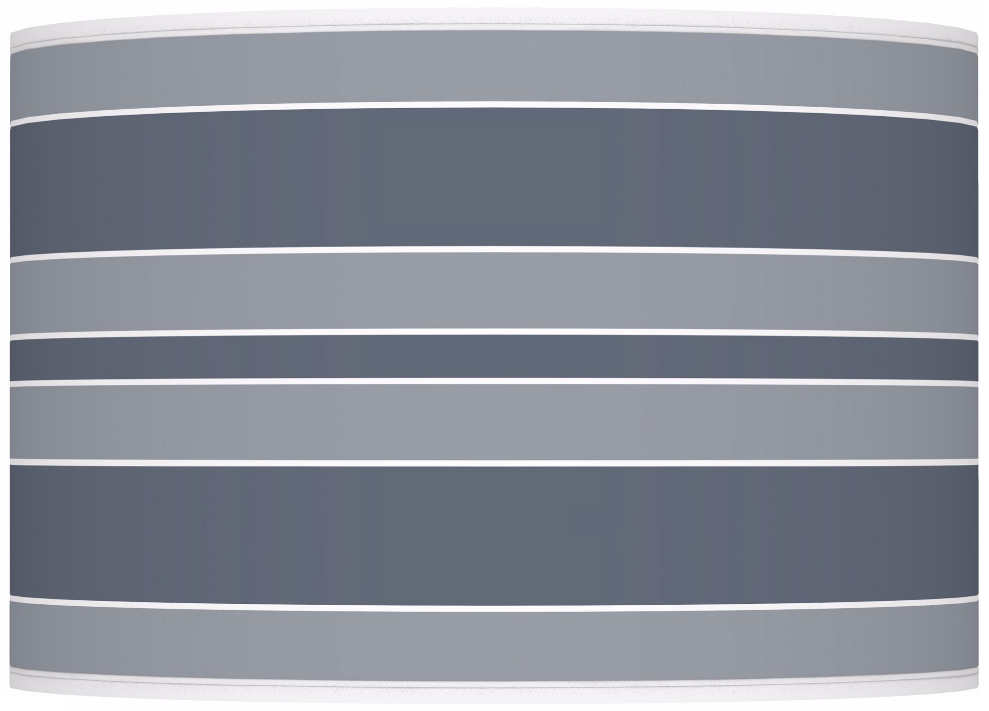 Color Plus Ovo 28 1/2" Bold Stripe Shade Granite Peak Gray Table Lamp