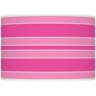 Color Plus Ovo 28 1/2&quot; Bold Stripe Shade Fuchsia Pink Table Lamp
