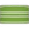 Color Plus Ovo 28 1/2&quot; Bold Stripe Shade Rosemary Green Table Lamp