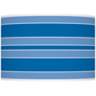 Color Plus Ovo 28 1/2&quot; Bold Stripe Shade Coastal Royal Blue Table Lamp