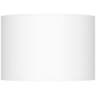 Color Plus Ovo 28 1/2&quot; White Linen Clear Glass Fillable Table Lamp