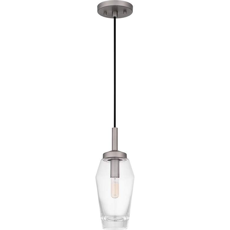 Image 3 Xander 1-Light Antique Nickel Mini Pendant more views