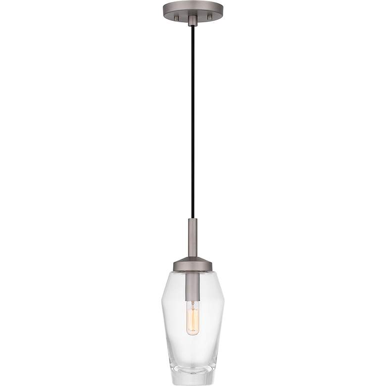 Image 4 Xander 1-Light Antique Nickel Mini Pendant more views