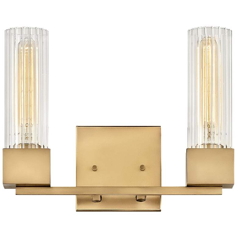 Image 1 Xander 10"H Heritage Brass Wall Sconce by Hinkley Lighting