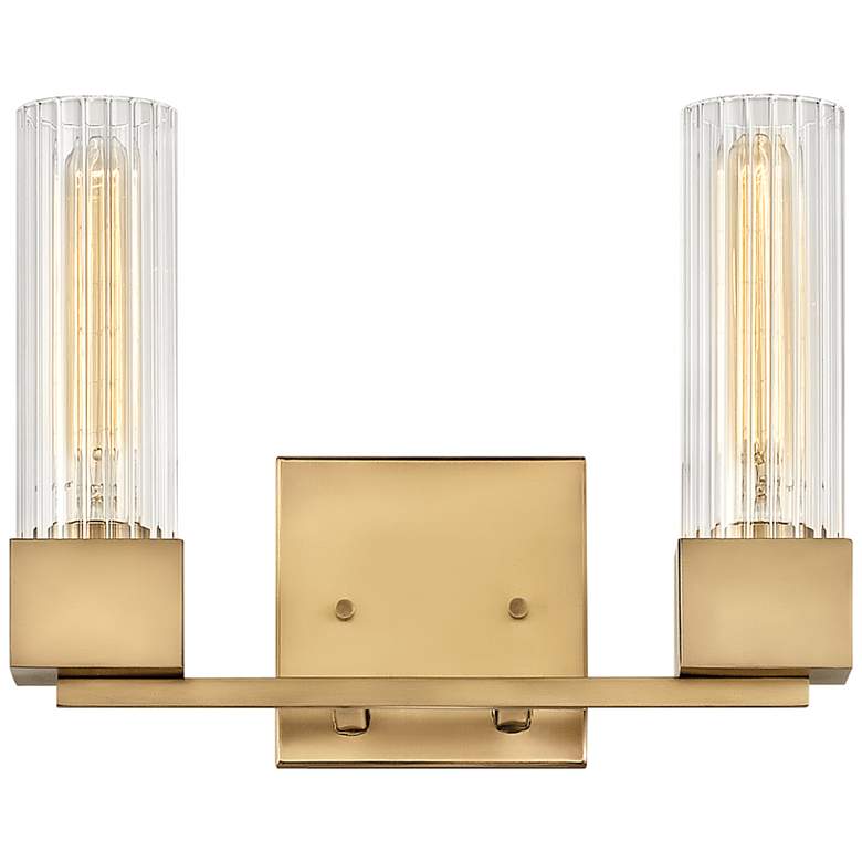Image 2 Xander 10"H Heritage Brass Wall Sconce by Hinkley Lighting more views
