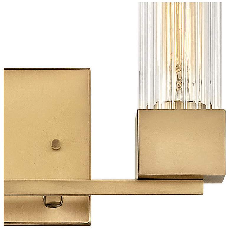 Image 3 Xander 10"H Heritage Brass Wall Sconce by Hinkley Lighting more views