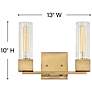 4_Xander 10"H Heritage Brass Wall Sconce by Hinkley Lighting more views
