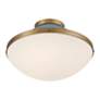 5_Xander 2 Light Vibrant Gold + Blue Flush Mount more views