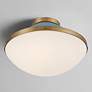7_Xander 2 Light Vibrant Gold + Blue Flush Mount more views