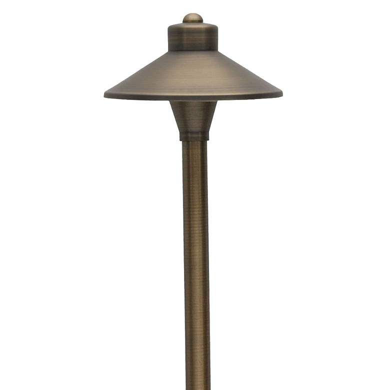 Image 1 Xarna 21 inch High Brass Landscape Path Light