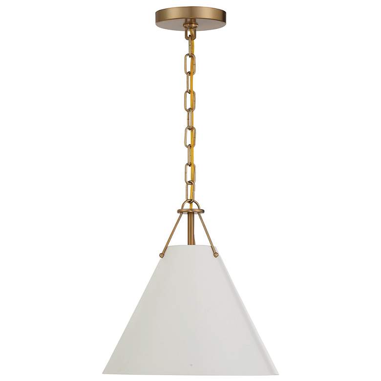 Image 1 Xavier 1 Light Vibrant Gold Pendant