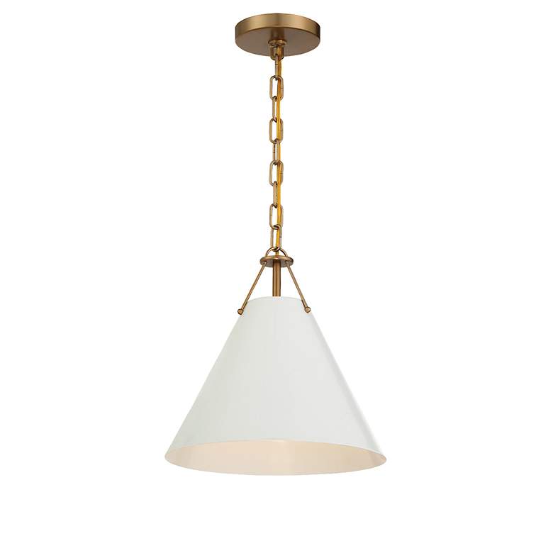 Image 2 Xavier 1 Light Vibrant Gold Pendant more views