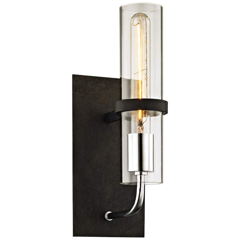 Image 1 Xavier 13 1/2" High Vintage Iron Wall Sconce