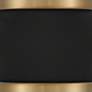 4_Xavier 28"W Vibrant Gold 5-Light Chandelier w/ Black Shade more views