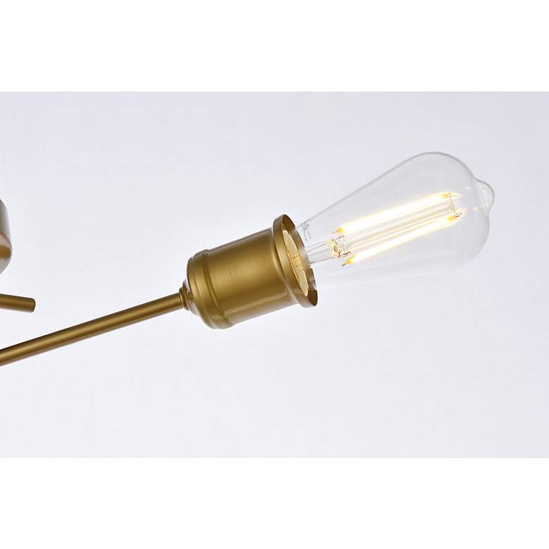 Image 4 Xavier 3 Lts Flush Mount In Brass more views