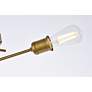 4_Xavier 3 Lts Flush Mount In Brass more views