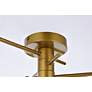 5_Xavier 3 Lts Flush Mount In Brass more views