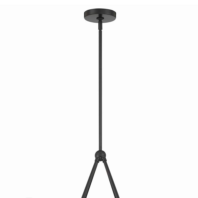 Image 6 Xavier 4 Light Matte Black Chandelier more views