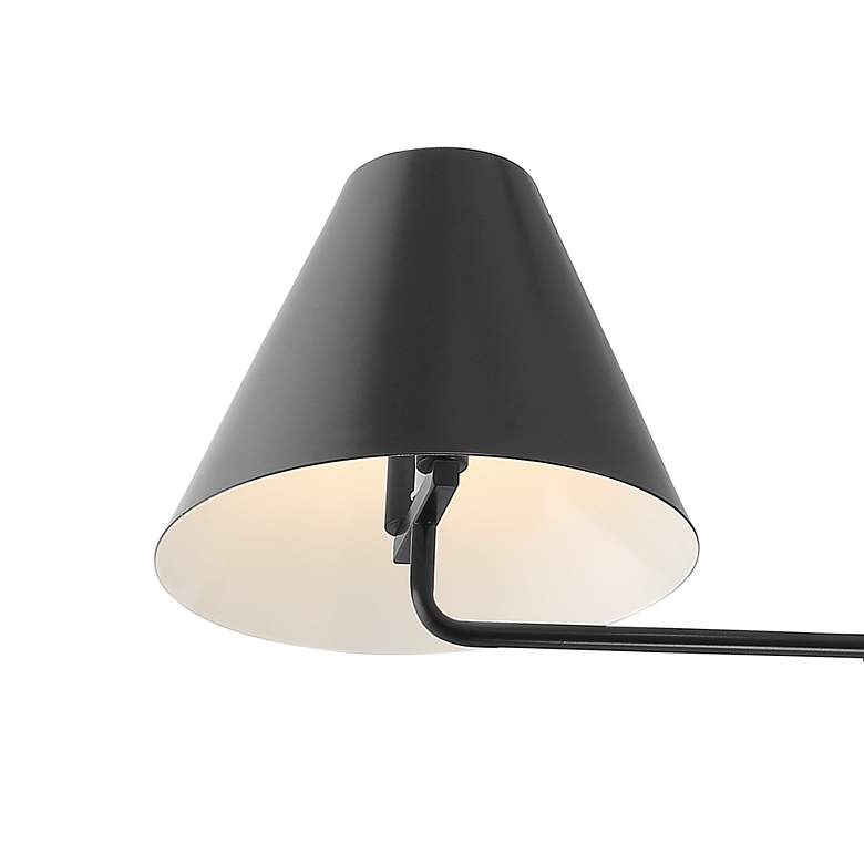 Image 5 Xavier 4 Light Matte Black Chandelier more views