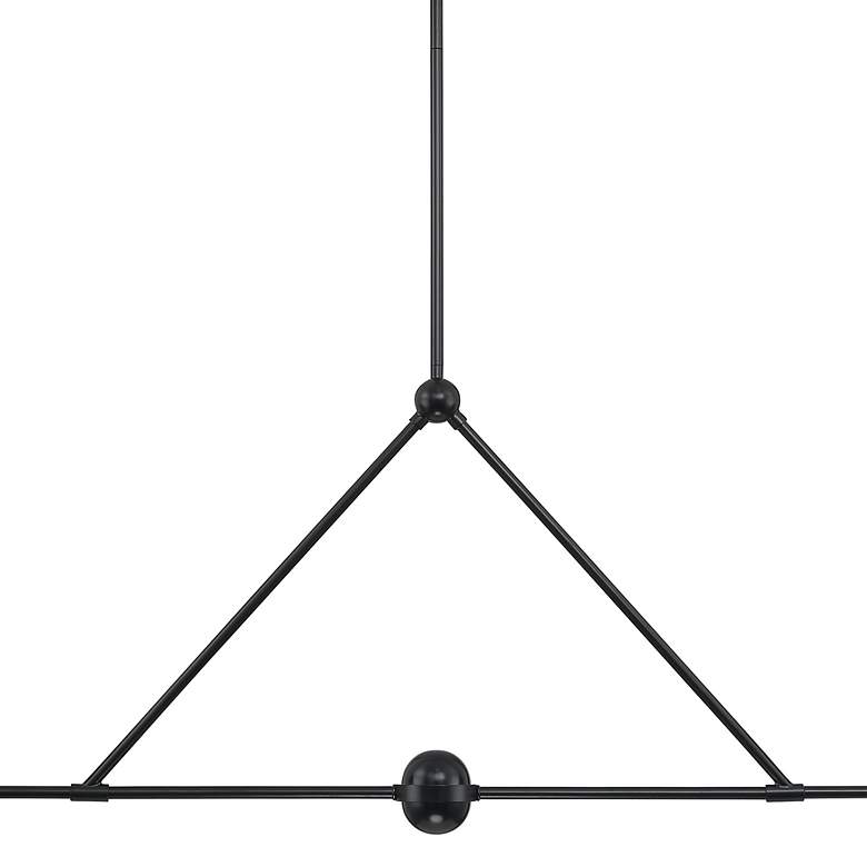 Image 6 Xavier 4 Light Matte Black Chandelier more views