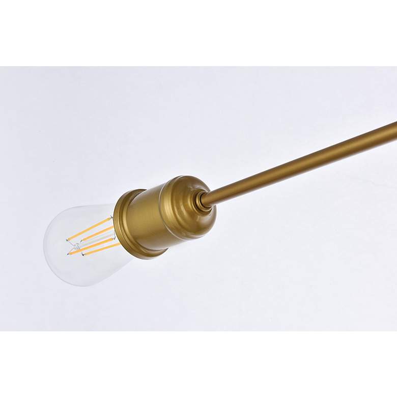 Image 4 Xavier 4 Lts Flush Mount In Brass more views