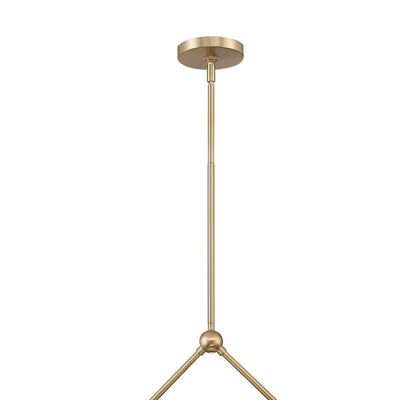 Image 6 Xavier 42" Wide Vibrant Gold 2-Light Island Chandelier more views
