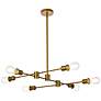 2_Xavier 6 Lts Pendant In Brass