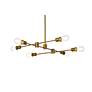 4_Xavier 6 Lts Pendant In Brass more views