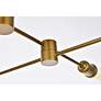 5_Xavier 6 Lts Pendant In Brass more views