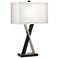Xavier Black X-Base Table Lamp