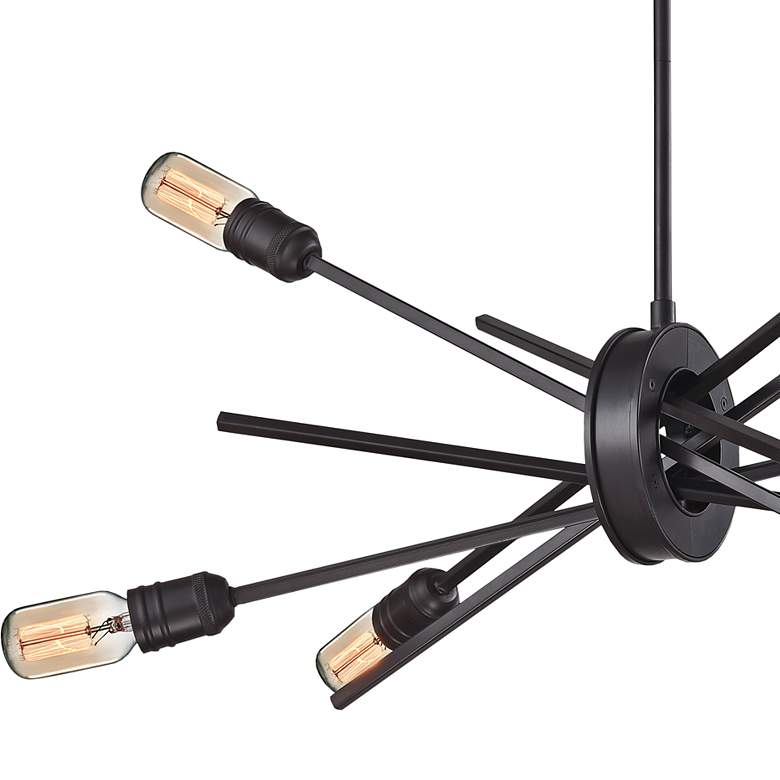 Image 4 Xenia 22" Wide 6-Light Chandelier - Oil Rubbed Bronze more views