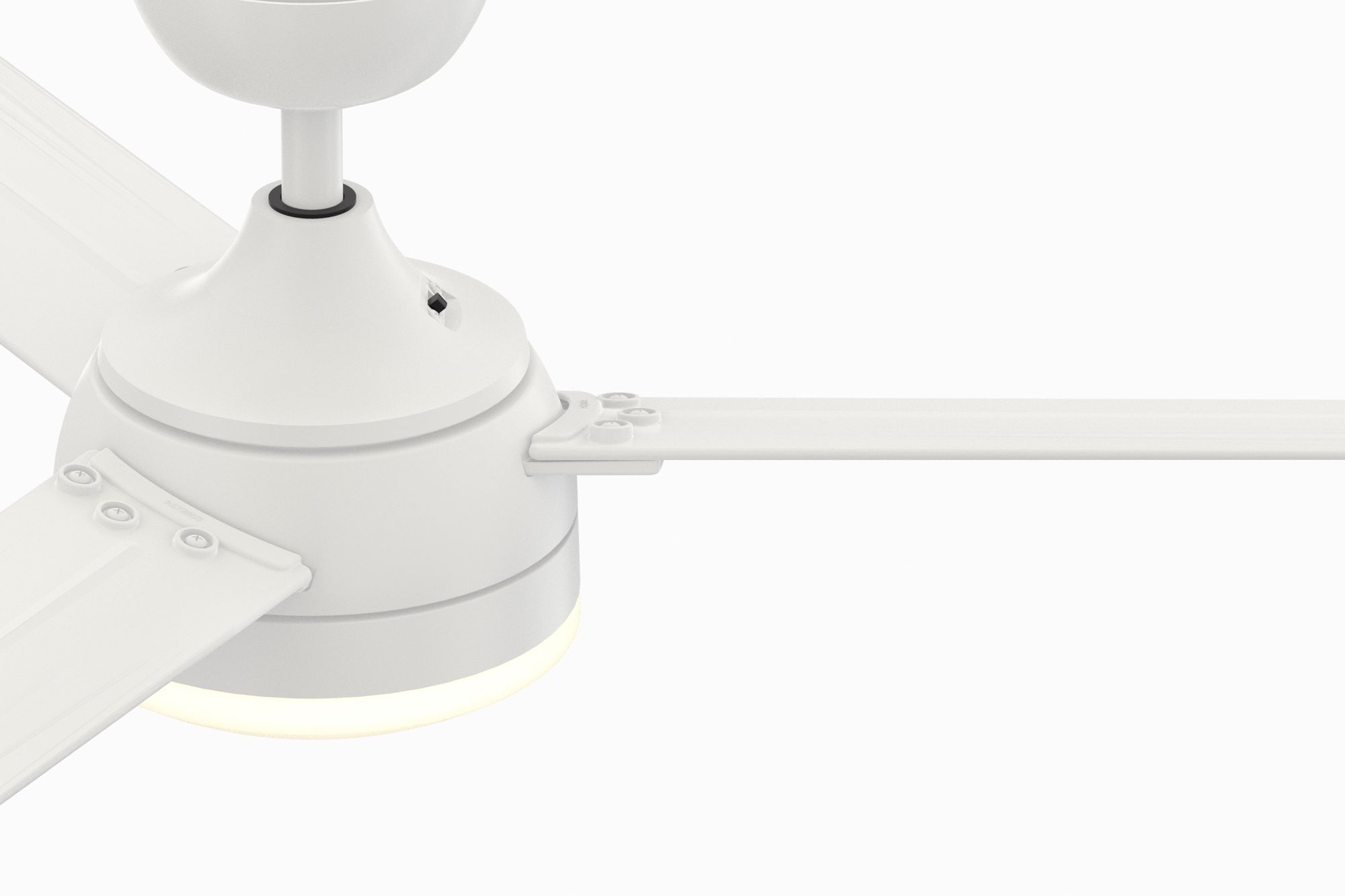Image 5 Xeno Wet Rated 56 in In/Out Fan w/ LED Lt Kit - Matte White Blades more views