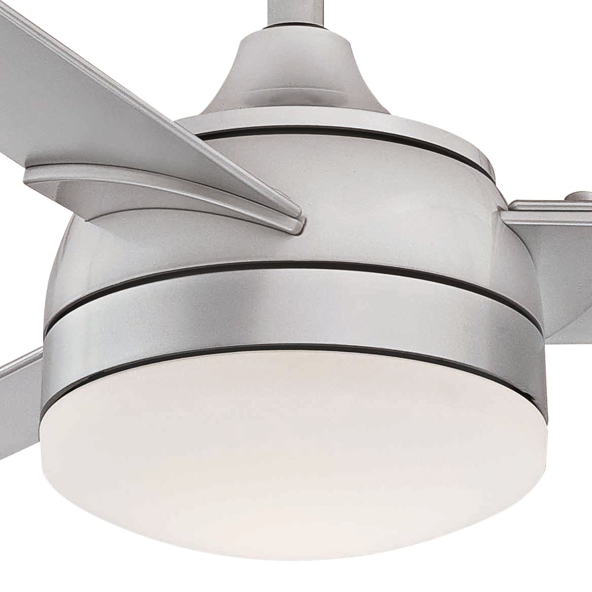 Image 3 Xeno Wet Rated 56 in In/Out Fan w/ LED Lt Kit - Silver Blades more views