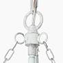 3_Xystus 18 1/2" Wide Brushed White 3-Light 3-Tier Chandelier more views