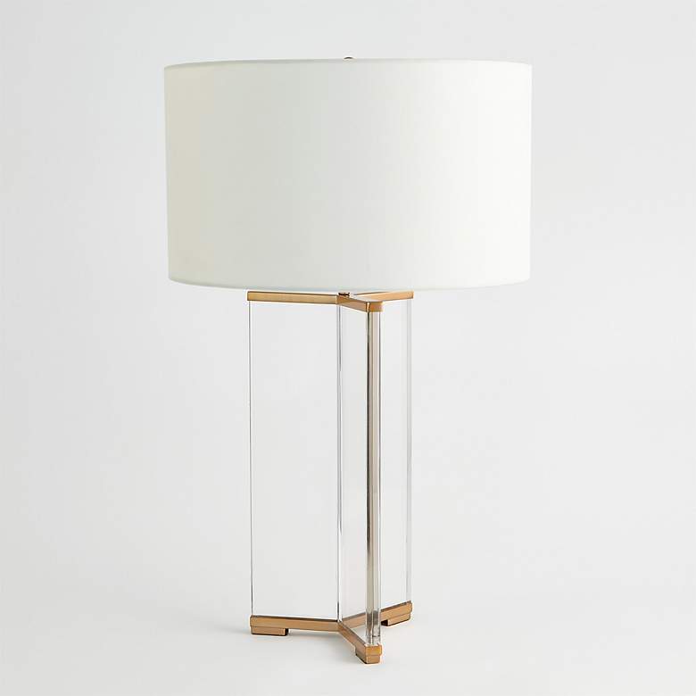 Image 3 Y Table Lamp-Antique Brass more views