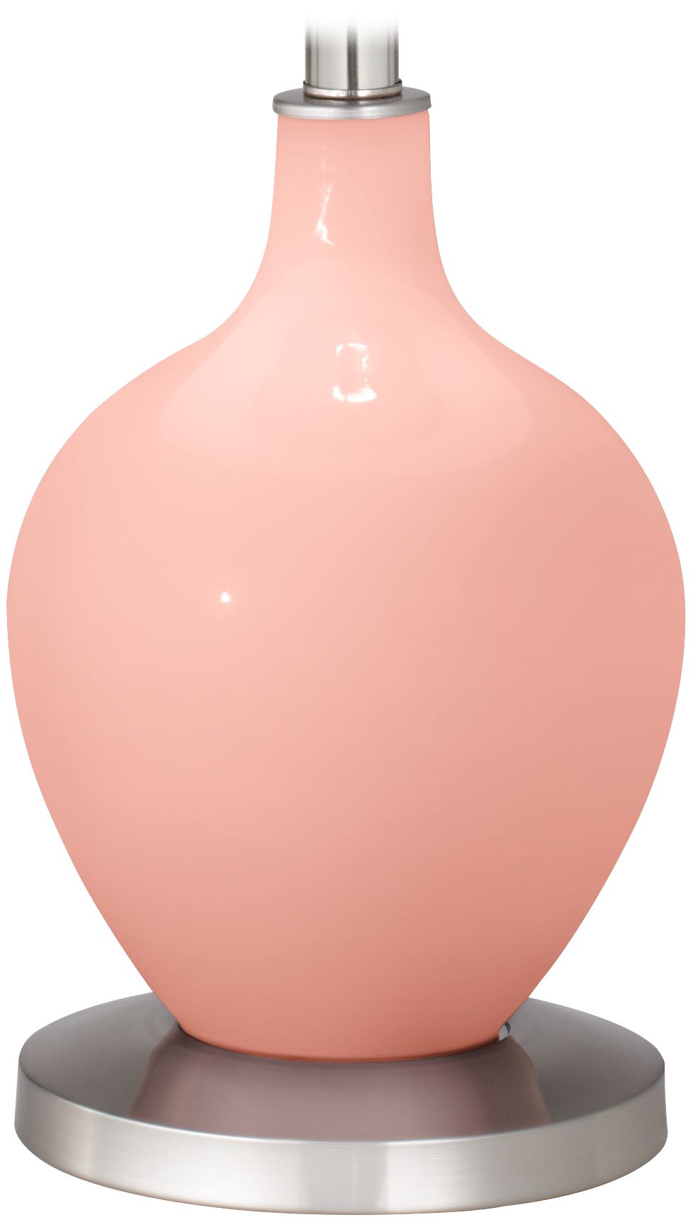 Color Plus Ovo 60" High Modern Glass Rose Pink Floor Lamp