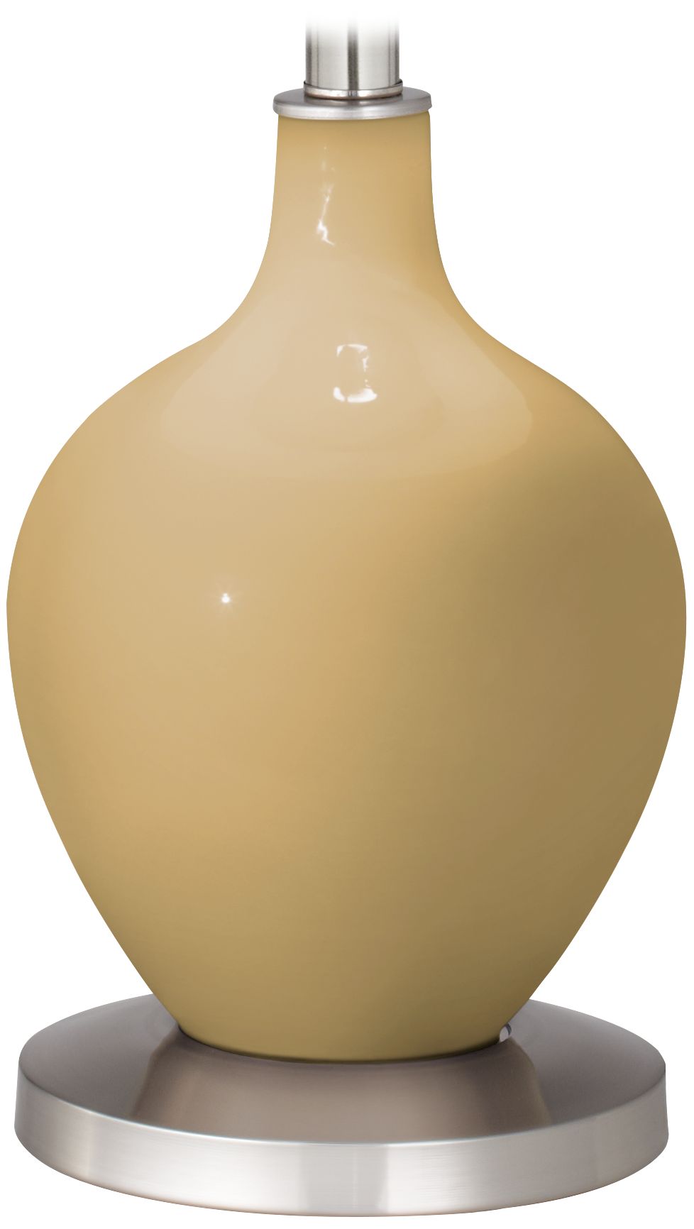 Color Plus Ovo 60" High Modern Empire Gold Floor Lamp